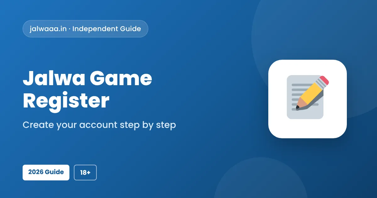 Jalwa Game Register